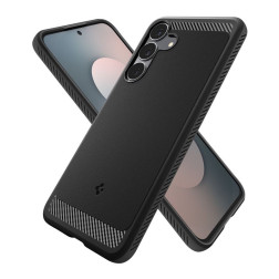 Spigen Rugged Armor, matte black - Samsung Galaxy S25 FE