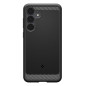 Spigen Rugged Armor, matte black - Samsung Galaxy S25 FE