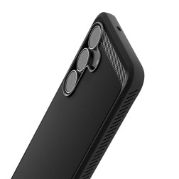 Spigen Rugged Armor, matte black - Samsung Galaxy S25 FE