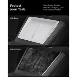 Spigen Tesla Wireless Charging Pad Cover, white - Tesla model Y 2025