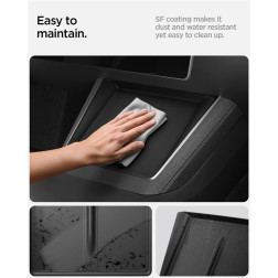 Spigen Tesla Wireless Charging Pad Cover, black - Tesla model Y 2025