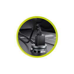 Mobile Origin Metal Car Charger 30W, CA12 - USB-C, USB-A