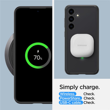 Spigen Ultra Hybrid, frost black - Samsung Galaxy S24