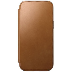 Nomad Leather Folio, english Tan-C - iPhone 16 Pro Max