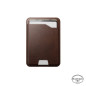 Nomad Leather Mag Wallet with Find My Tracking, brown