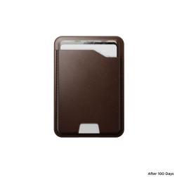 Nomad Leather Mag Wallet with Find My Tracking, brown