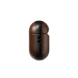 Nomad Modern Leather Case, rustic brown (Horween) - Airpods Pro 3