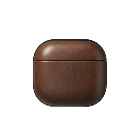 Nomad Modern Leather Case, brown - Airpods 4