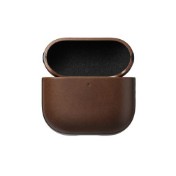 Nomad Modern Leather Case, brown - Airpods 4
