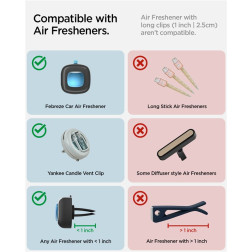 Spigen Tesla Air Freshener Adapter, black - Tesla Model 3 (2024)/Y(Juniper)