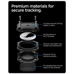 Spigen Tough Armor IP 4 Pack, black - AirTag