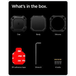 Spigen Tough Armor IP 4 Pack, black - AirTag