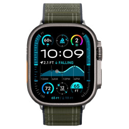 Spigen Fabric Band (hook-and-loop), green - Apple Watch 49mm/46mm/45mm/44mm