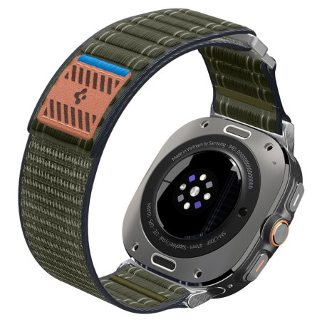 Spigen Fabric Band (hook-and-loop), green - Samsung Galaxy Watch Ultra 47mm
