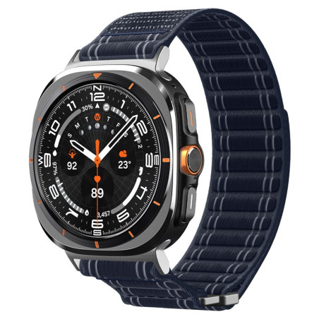 Spigen Fabric Band (hook-and-loop), navy - Samsung Galaxy Watch Ultra 47mm