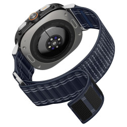 Spigen Fabric Band (hook-and-loop), navy - Samsung Galaxy Watch Ultra 47mm