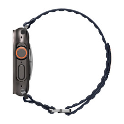 Spigen Fabric Band (hook-and-loop), navy - Apple Watch 49mm/46mm/45mm/44mm