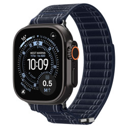 Spigen Fabric Band (hook-and-loop), navy - Apple Watch 49mm/46mm/45mm/44mm