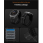 Spigen Fabric Band (hook-and-loop), black - Samsung Galaxy Watch 8 46mm/44mm/40mm