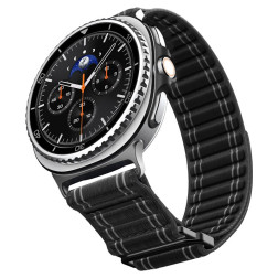 Spigen Fabric Band (hook-and-loop), black - Samsung Galaxy Watch 8 46mm/44mm/40mm