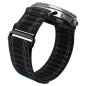 Spigen Fabric Band (hook-and-loop), black - Samsung Galaxy Watch 8 46mm/44mm/40mm