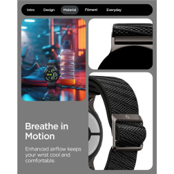 Spigen Lite Fit X Band, black - Google Pixel Watch 4/3 45mm
