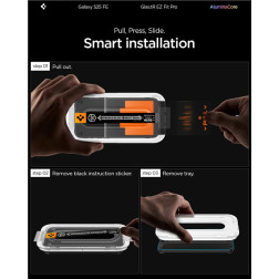 Spigen Glass tR EZ Fit Pro HD 1 Pack, transparency - Samsung Galaxy S25 FE