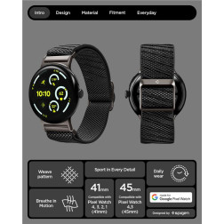 Spigen Lite Fit X Band, black - Google Pixel Watch 4/3/2/1 41mm