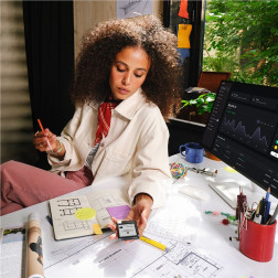 Ledger Nano Gen 5 Dark Crypto Hardware Wallet with Recovery Key