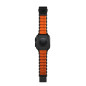 Apyrankė Nomad Stratos Band, black titanium, ultra orange FKM - AW 45/46/49mm