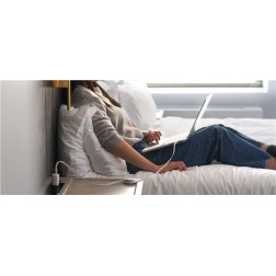 iOttie 100 W indragbara USB-C-kablar, 2-pack, vita