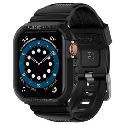 Spigen Rugged Armor Pro, black - Apple Watch 45mm/44mm