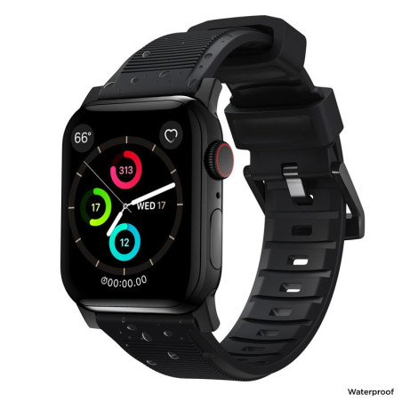Nomad Rugged Strap, black hardware - Apple Watch 49mm/46mm/45mm/44mm/42mm