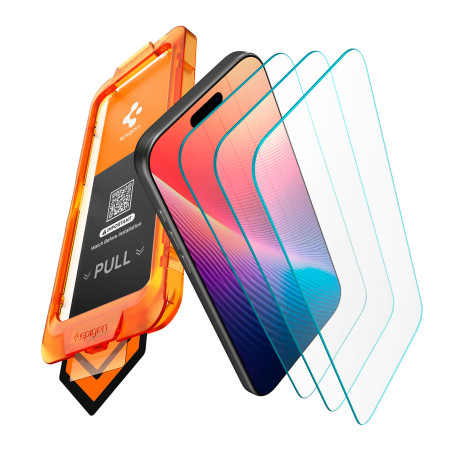 Spigen Glas tR AlignMaster S 3-pack - iPhone 17 Pro