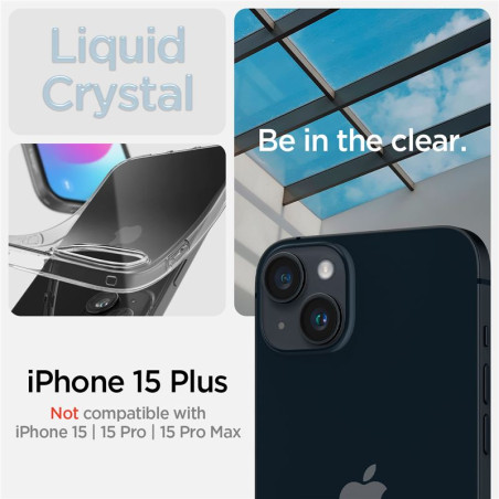 Spigen Crystal Flex, crystal clear - iPhone 15 Plus