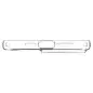 Spigen Air Skin Hybrid, crystal clear - iPhone 15 Pro Max