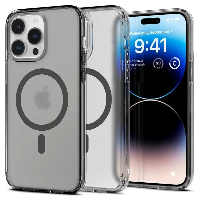 Spigen Ultra Hybrid MagSafe, šaltas juodas - iPhone 14 Pro