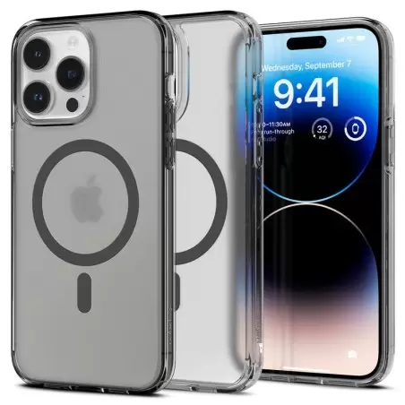 Spigen Ultra Hybrid MagSafe, šaltas juodas - iPhone 14 Pro