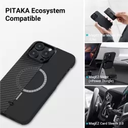 Pitaka MagEZ 3 1500D dėklas, juoda/pilka - iPhone 14 Pro