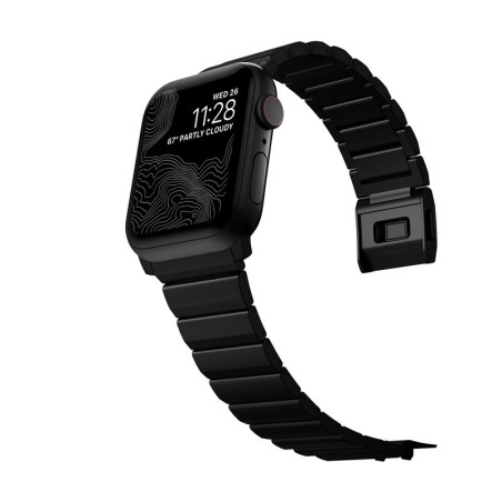 Nomad Titanium Band, black - Apple Watch 49mm/46mm/45mm/44mm/42mm