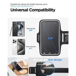 Spigen Dynamic Shield käepael A703, must