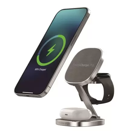 Mobile Origin TravelCharge PRO sidabrinis