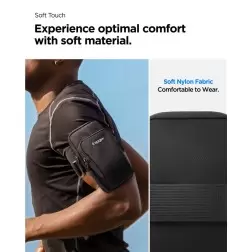 Spigen Dynamic Shield käepael A702, must