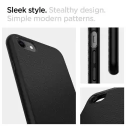 Spigen Skysčio Oro, juoda - iPhone SE (2022/2020)/8/7