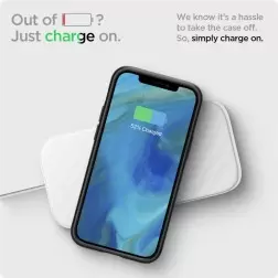 Spigen Skysčio oras, juoda - iPhone 12 mini