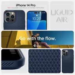 Spigen Skystas oras, tamsiai mėlyna - iPhone 14 Pro