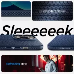 Spigen Skystas oras, tamsiai mėlyna - iPhone 14 Pro
