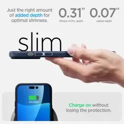 Spigen Skystas oras, tamsiai mėlyna - iPhone 14 Pro