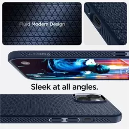 Spigen Liquid Air, tamsiai mėlynas - iPhone 14 Plus