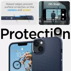 Spigen Liquid Air, tamsiai mėlynas - iPhone 14 Plus